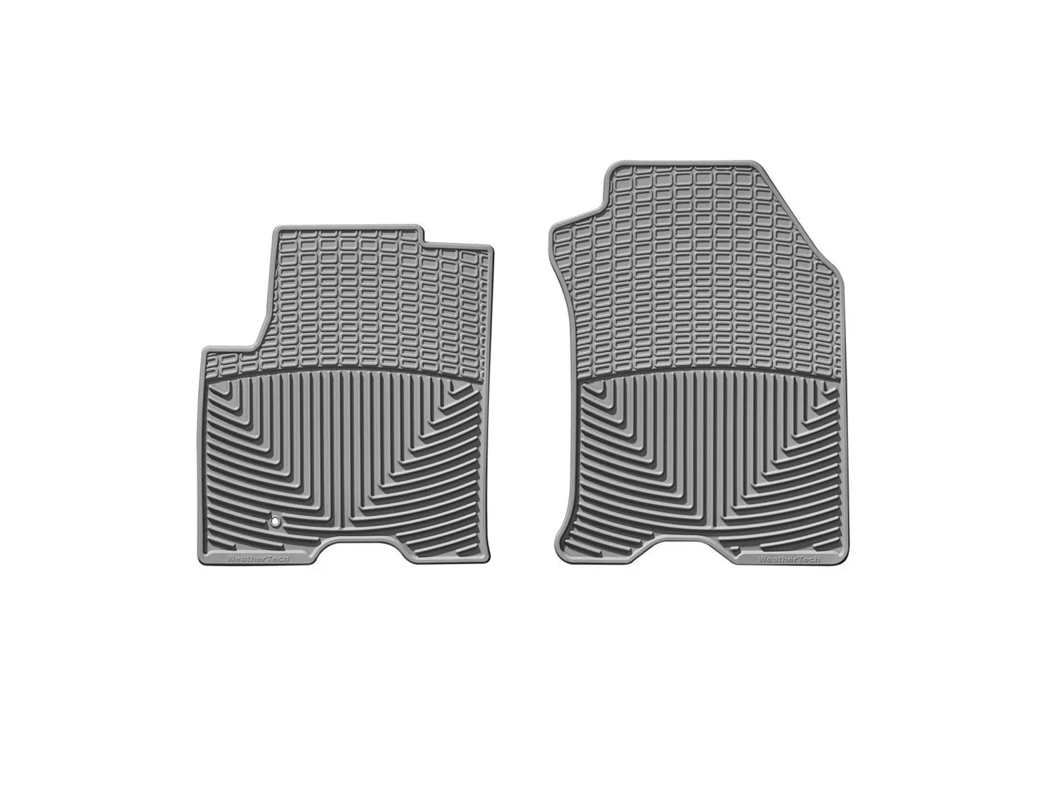 WeatherTech All Weather Floor Mats; Gray; Front;