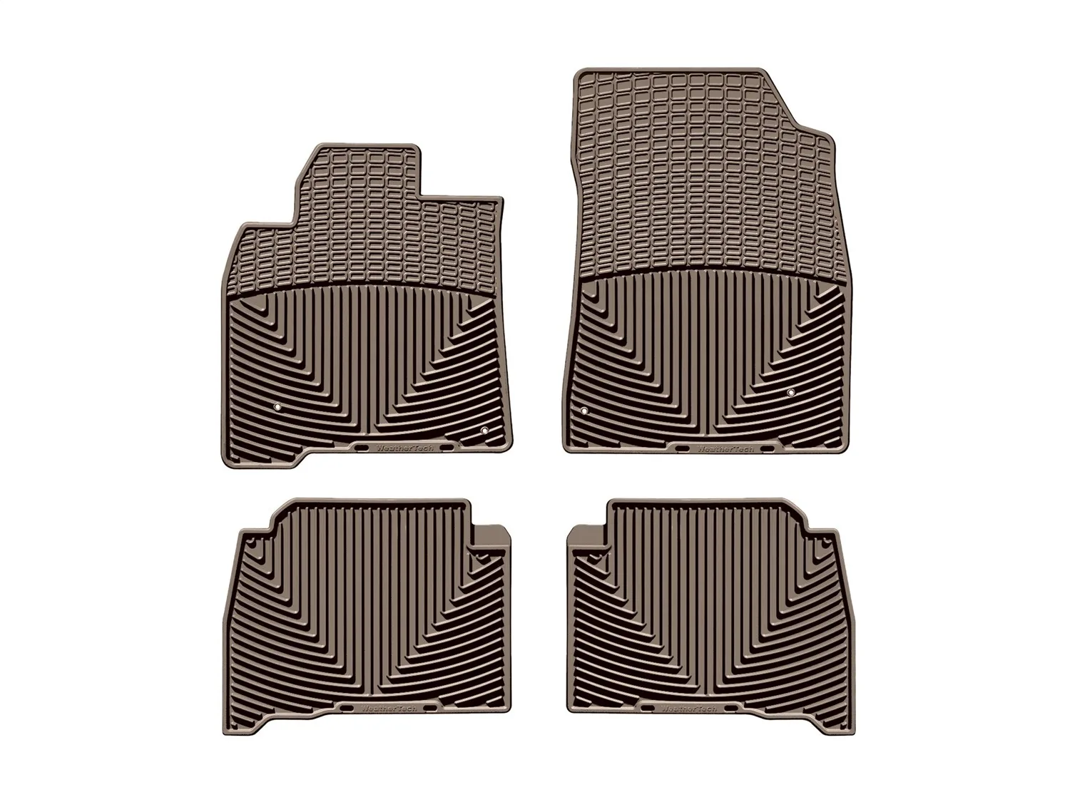WeatherTech All Weather Floor Mats; Tan; Front and Rear;