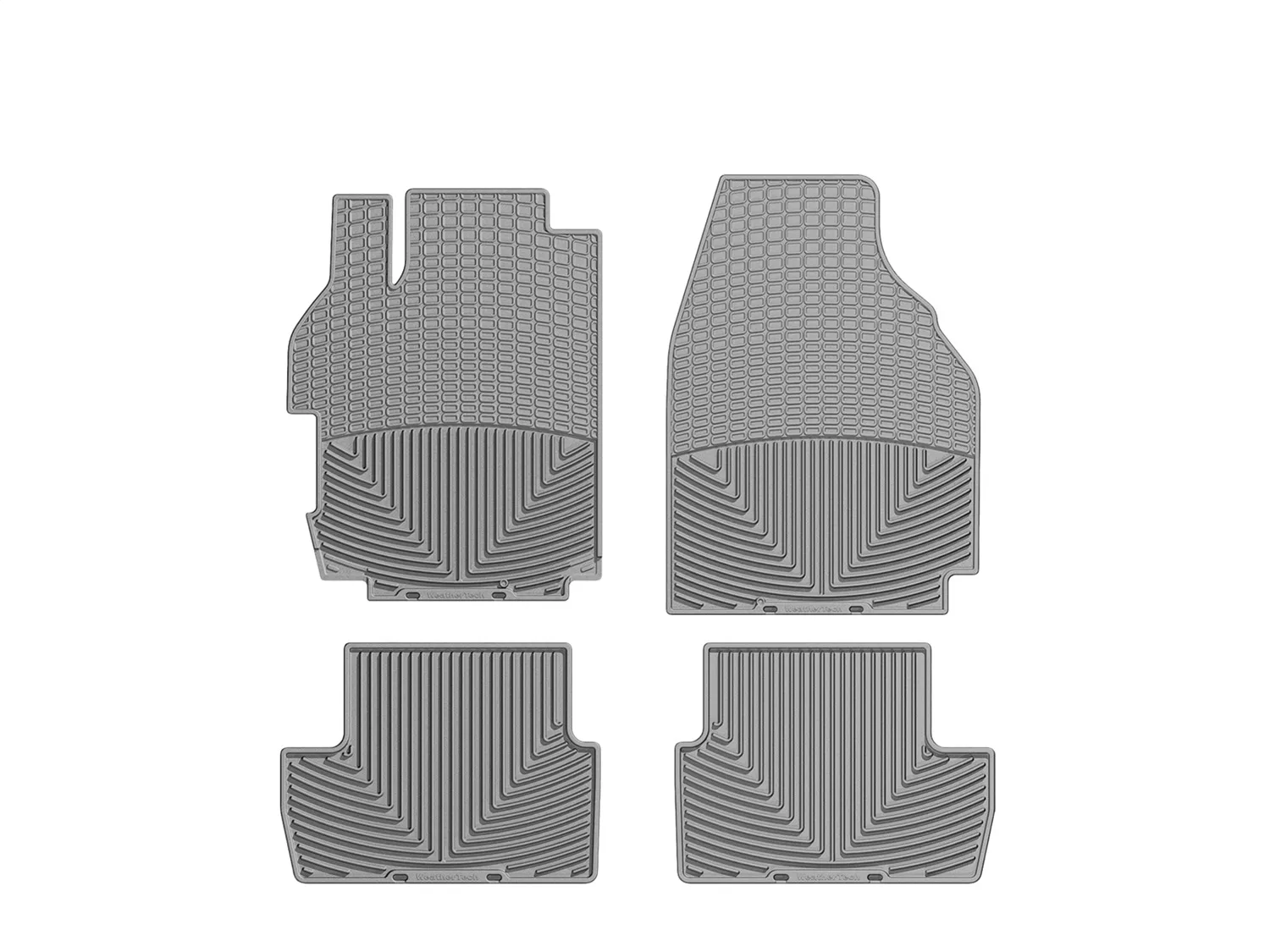 WeatherTech All Weather Floor Mats; Gray; Front and Rear;