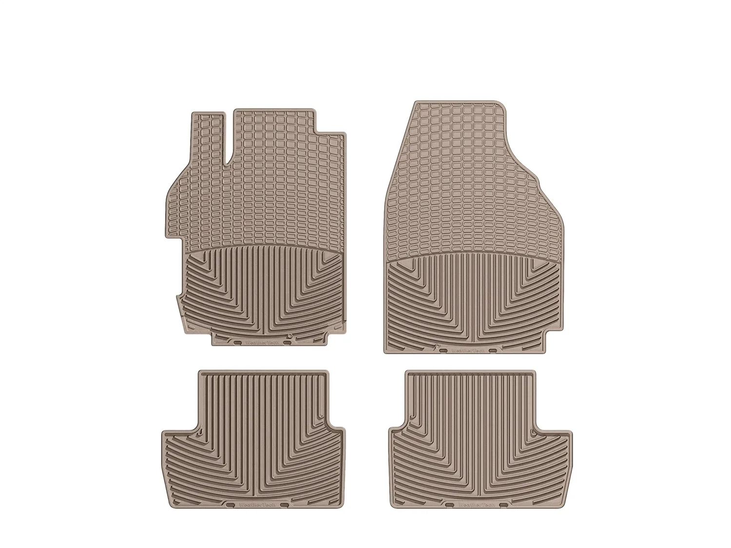 WeatherTech All Weather Floor Mats; Tan; Front and Rear;