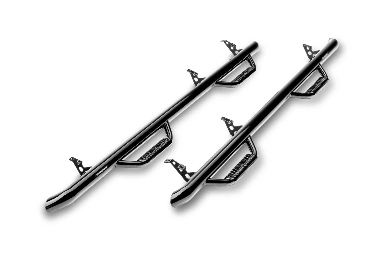 N-Fab Nerf Step - Cab Len (2 Stps) - 99-16 F250/350/450/550 Crew - Gloss Blk