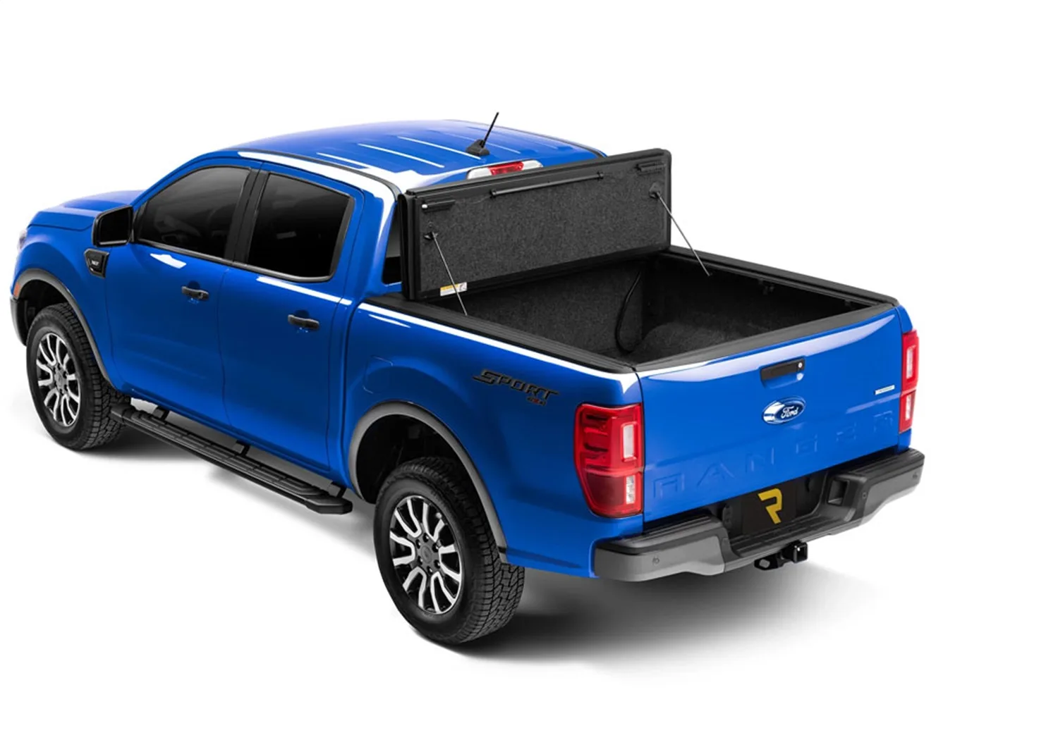 Fusion 19-20 Ranger 6ft.1in.-Blue Lightning Effect Tonneau Cover
