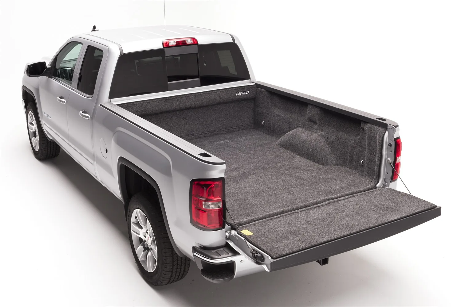 BedRug® Complete Truck Bed Liner BEDRUG 07-18 GM SILVERADO/SIERRA 5ft. 8in. BED angled shot