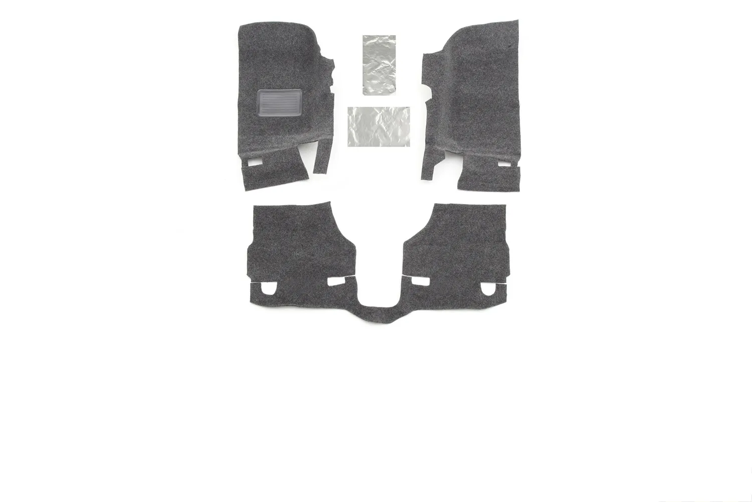 JEEP BEDRUG 18 JEEP JL UNLTD 4DR FRONT 3PC FLOOR KIT