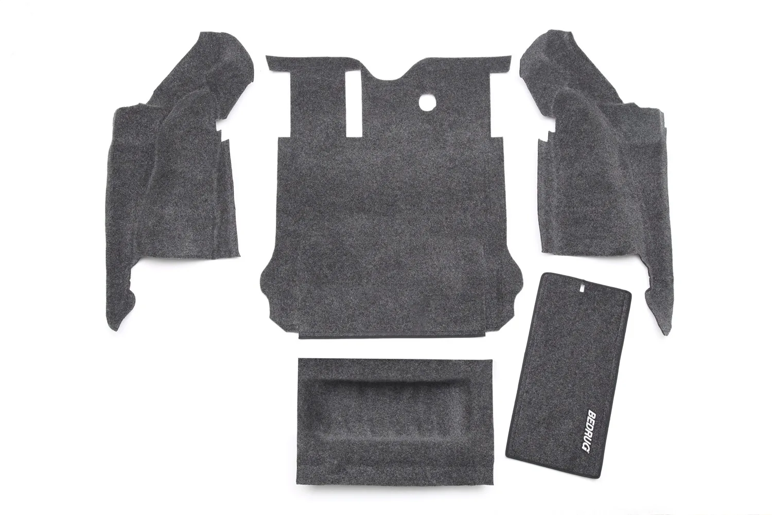 JEEP BEDRUG 07-10 JK UNLTD 4DR RR 5PC CARGO KIT (INC TLGTE/TUB LINER)