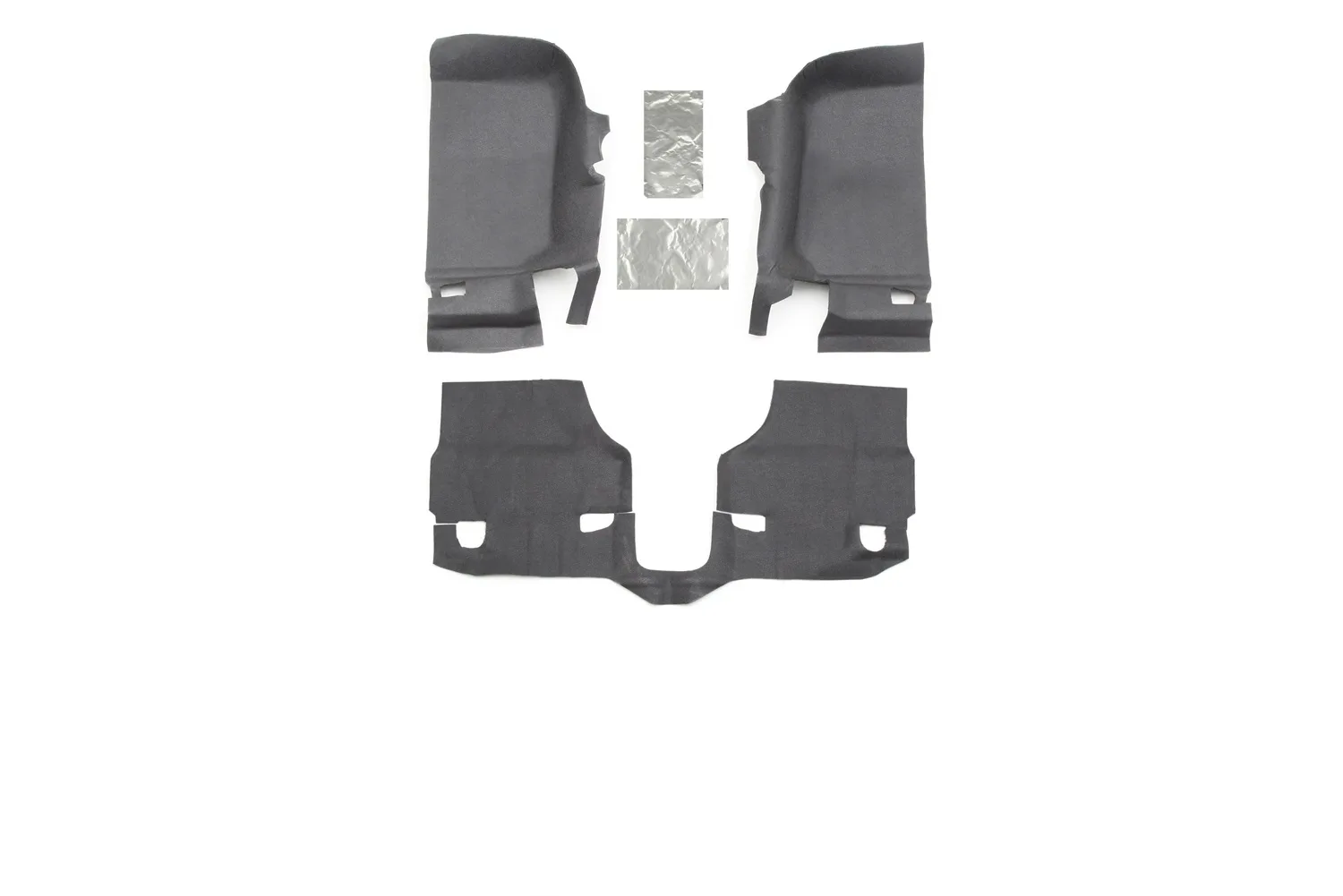 BedTred® Floor Kit JEEP BEDTRED 07-10 JEEP JK 2DR FRONT 3PC FLOOR KIT (INCLUDES HEAT SHIELDS)