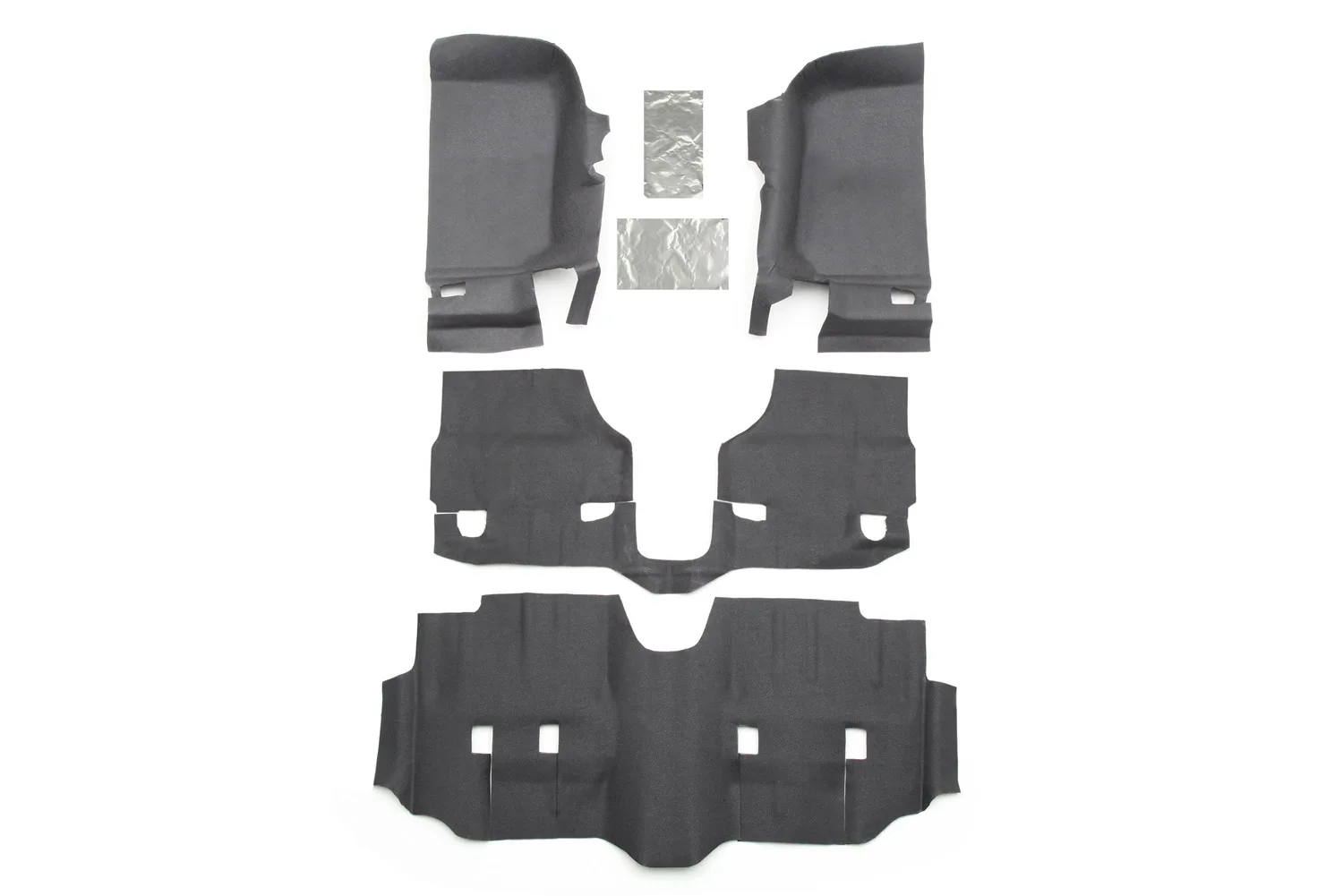 BedTred® Floor Kit JEEP BEDTRED 07-18 JEEP JK UNLTD 4DR FRONT 4PC FLOOR KIT (INC HEAT SHIELDS)