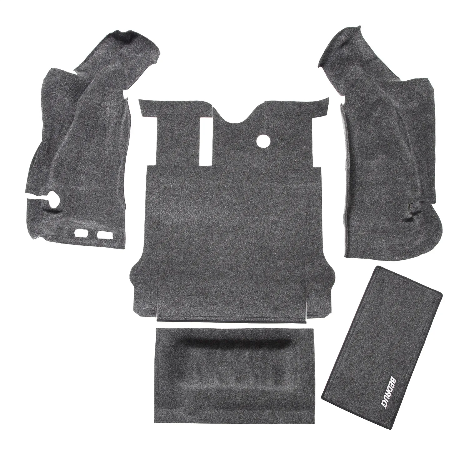 JEEP BEDRUG 07-10 JEEP JK 2DR REAR 5PC CARGO KIT (INCLUDES TAILGATE/TUB LINER)