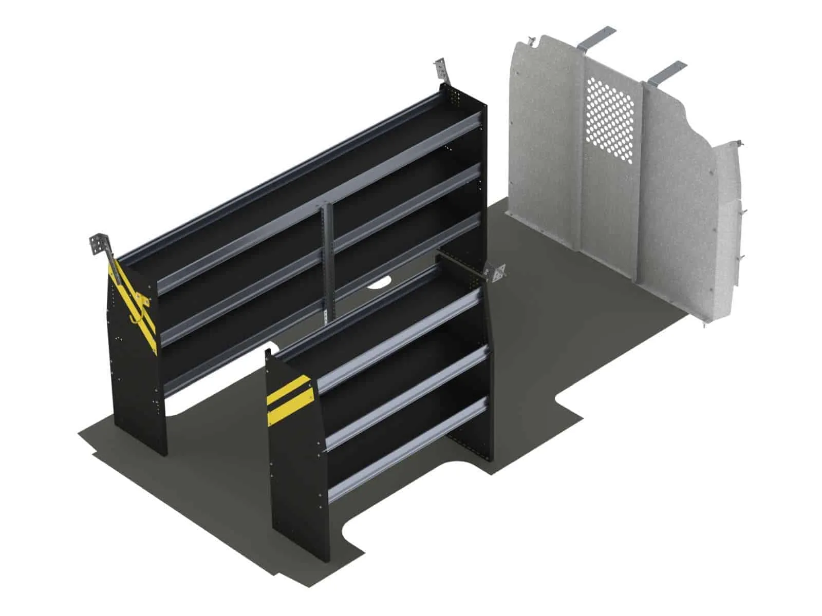 Ranger Design Contractor Van Shelving Package, Chevrolet Express, 155”  WB - GSL-10
