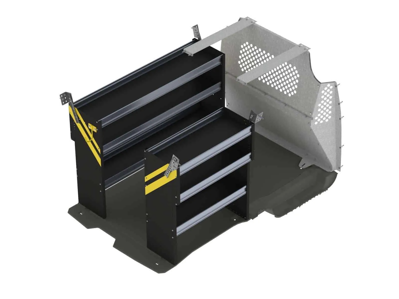 Ranger Design Contractor Van Shelving Package, Ford Transit Connect Long WB - TCL-10