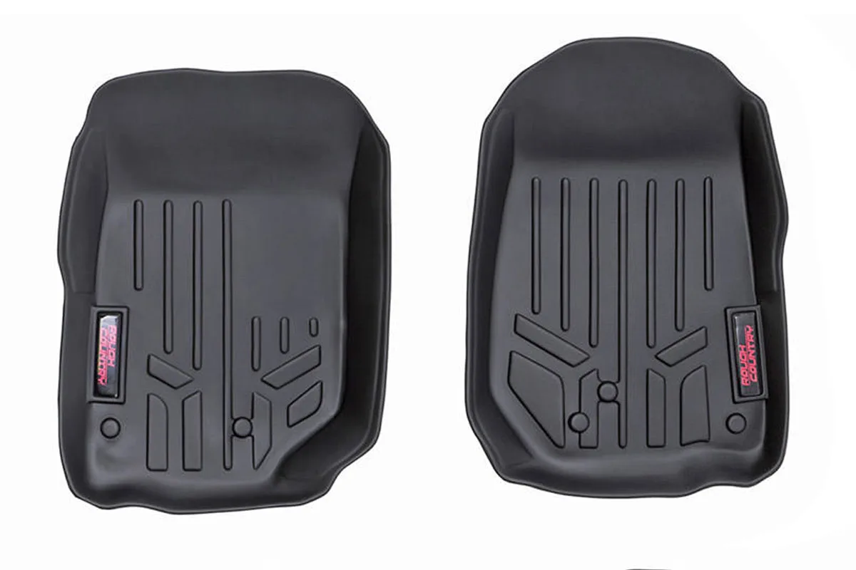 Floor Mats - Front - - Jeep Wrangler JK/Wrangler Unlimited 4WD (2014-2018)