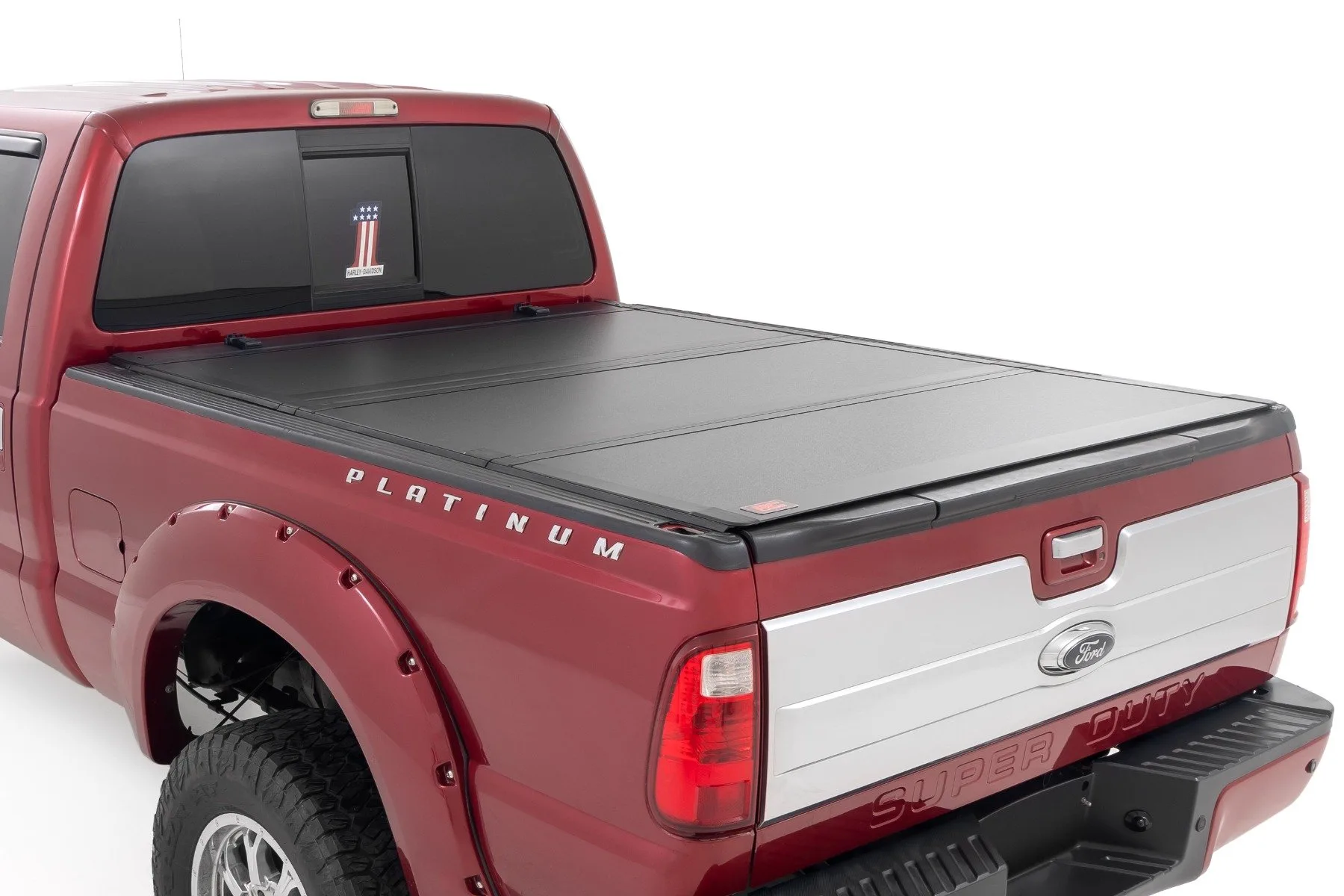 Hard Tri-Fold Flip Up Bed Cover - 6'10" Bed - Ford F-250/F-350 Super Duty (99-16)