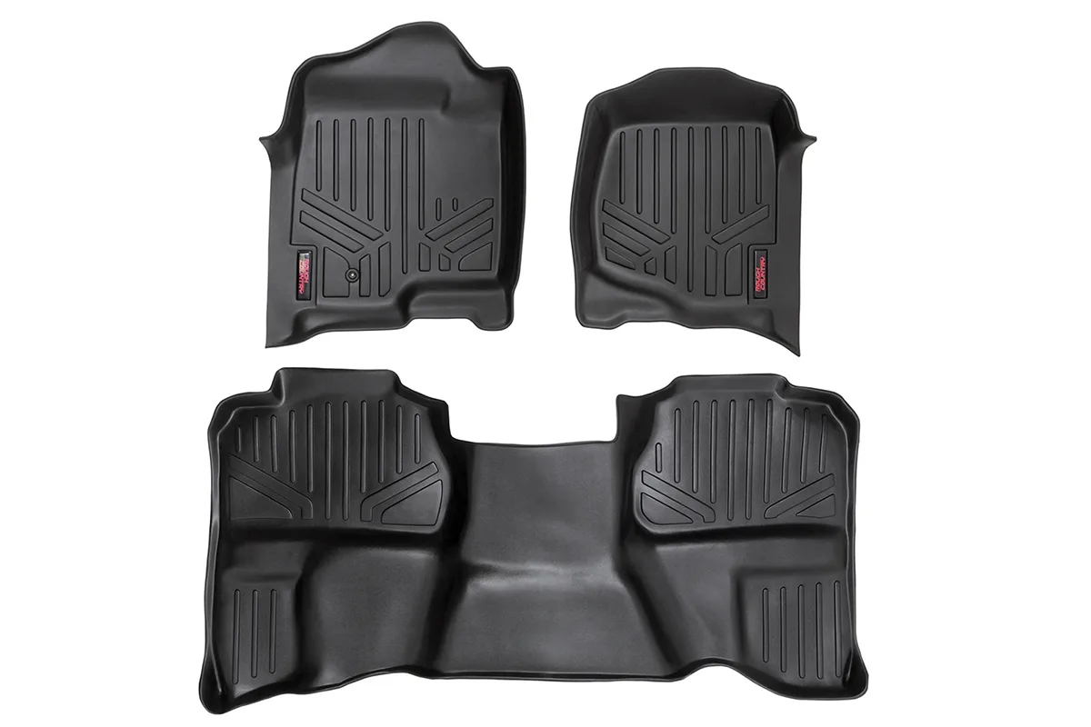Floor Mats - FR & RR - Ext Cab - Chevy/GMC 1500/2500HD (07-14)