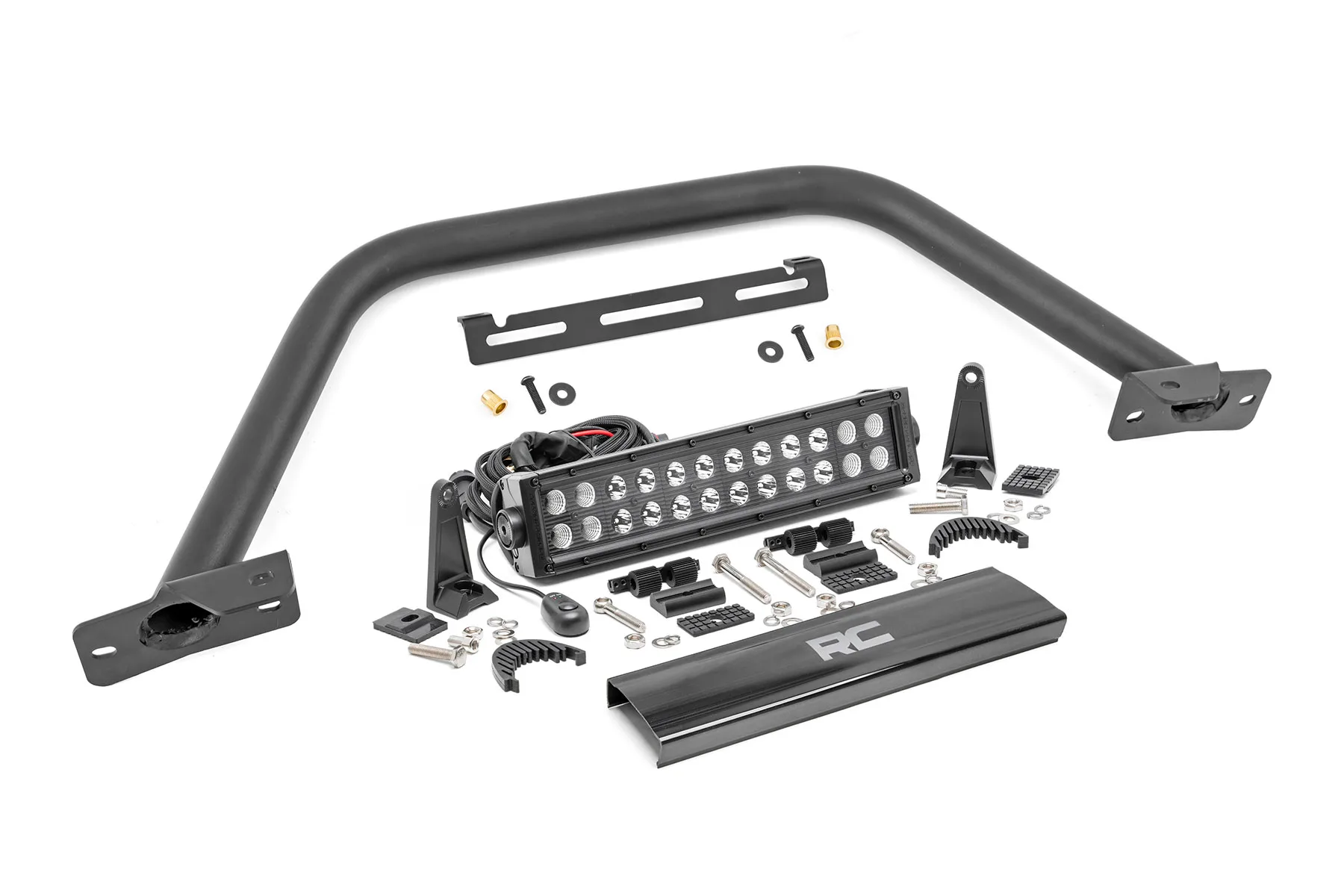 Safari Bar - 12" LED Light Bar - Black - Dual Row - OE Modular Steel - Ford Bronco (21-25)