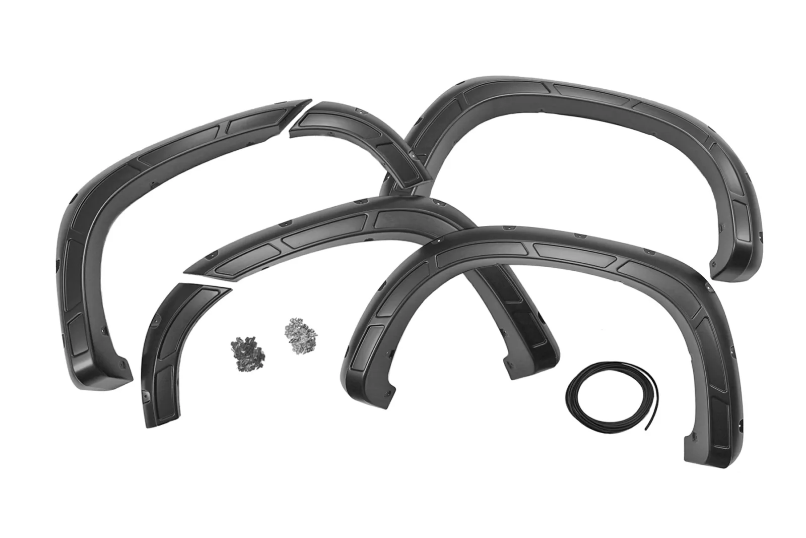 Fender Flares - Defender - G9K Satin Steel - Chevy Silverado 1500 2WD/4WD (2019-2025 & Classic)