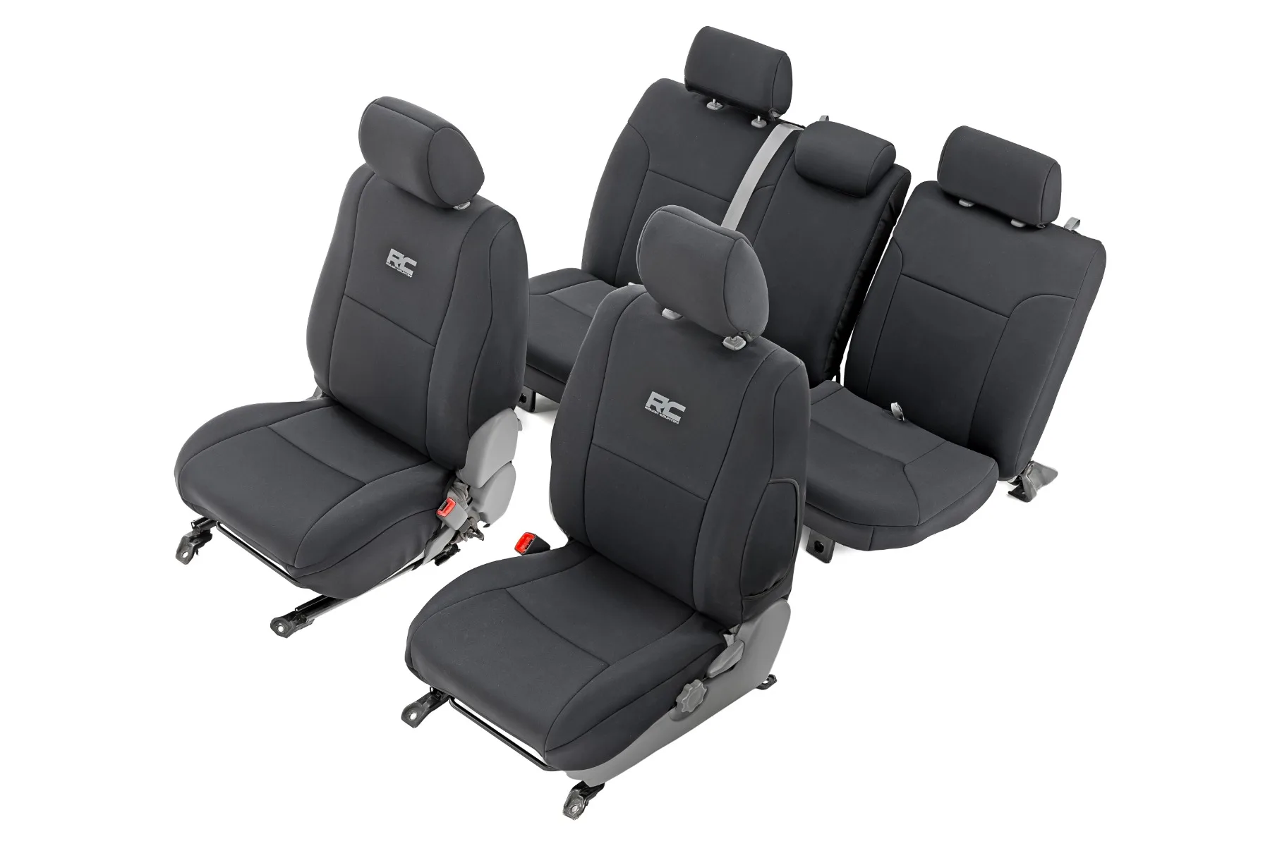 Seat Covers - FR & RR - Crew Cab - Toyota Tacoma 2WD/4WD (2005-2015)