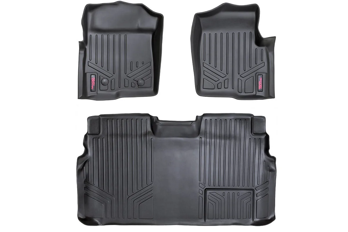 Floor Mats - FR & RR - 2 Ret Hook - Ford F-150 2WD/4WD (2011-2014)