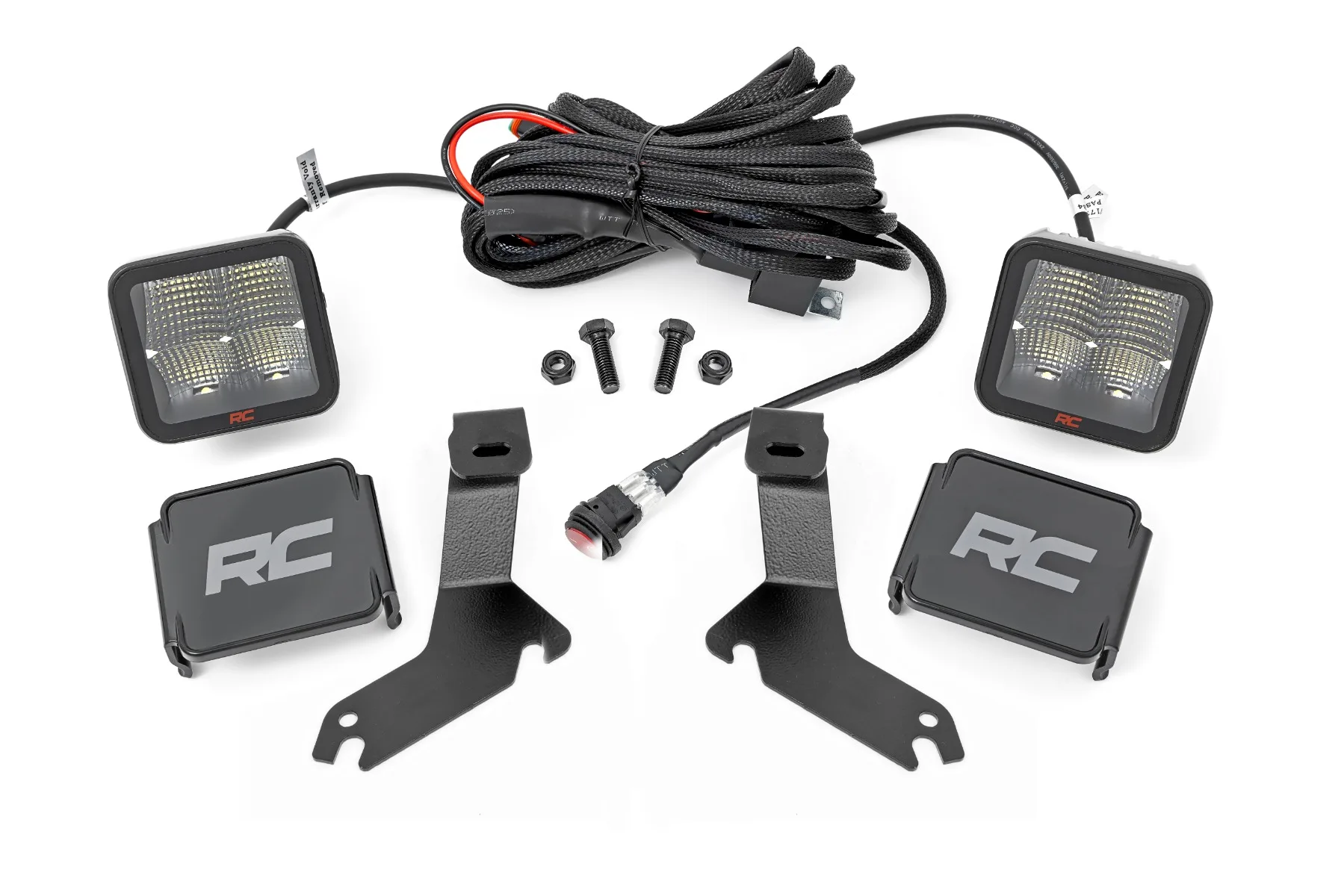 LED Light Kit - Ditch Mount - 2" Spectrum Pair - Spot - Chevy Silverado 1500 (99-06)/Tahoe (00-06)