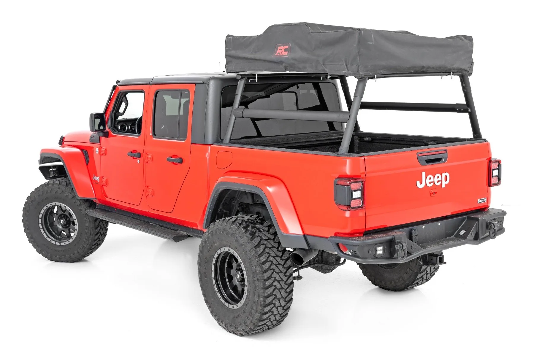 Rough Country Bed Rack; Aluminum; Jeep Gladiator JT 4WD (2020-2023)