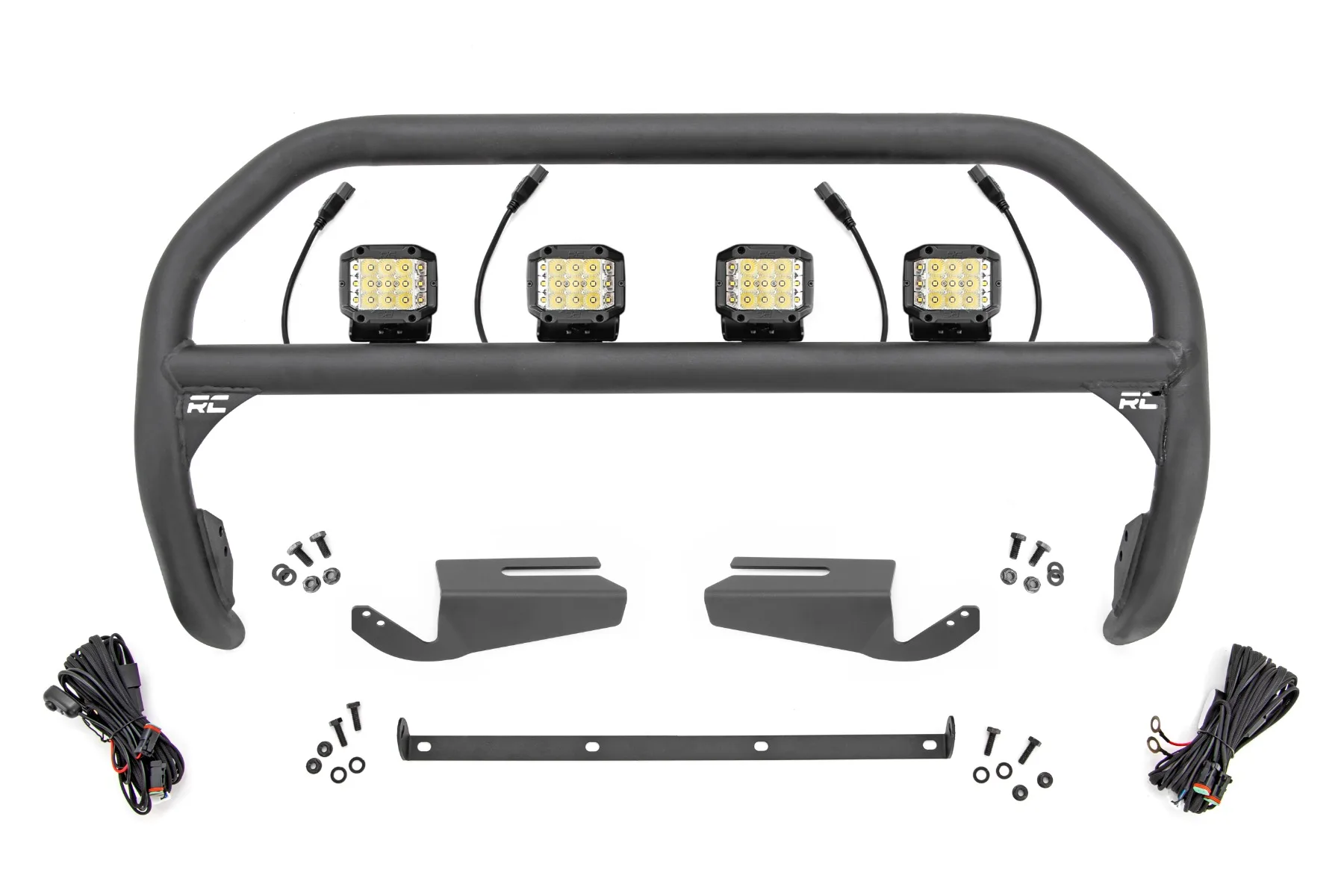 Nudge Bar - 3 Inch Wide Angle Led (x4) - Oe Modular Steel - Ford Bronco (21-25)