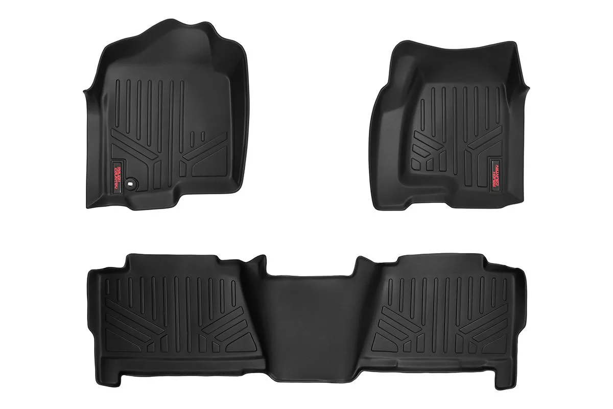 Floor Mats - FR & RR - Crew Cab - Chevy/GMC 1500 (99-06 & Classic)