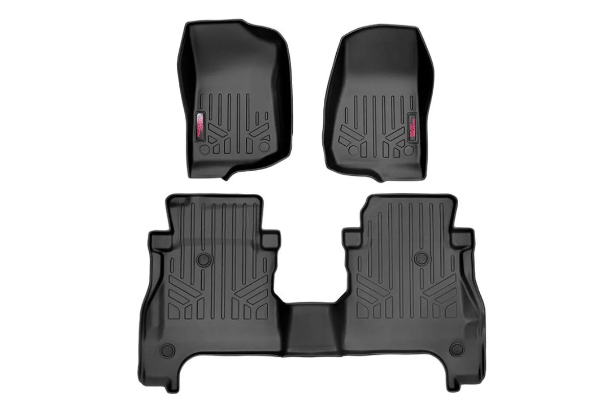 Floor Mats - FR & RR - RR Lockable - Jeep Gladiator JT 4WD (2020-2025)