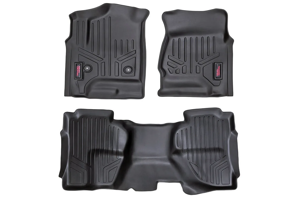 Floor Mats - FR & RR - Ext Cab - Chevy/GMC 1500/2500HD/3500HD 2WD/4WD