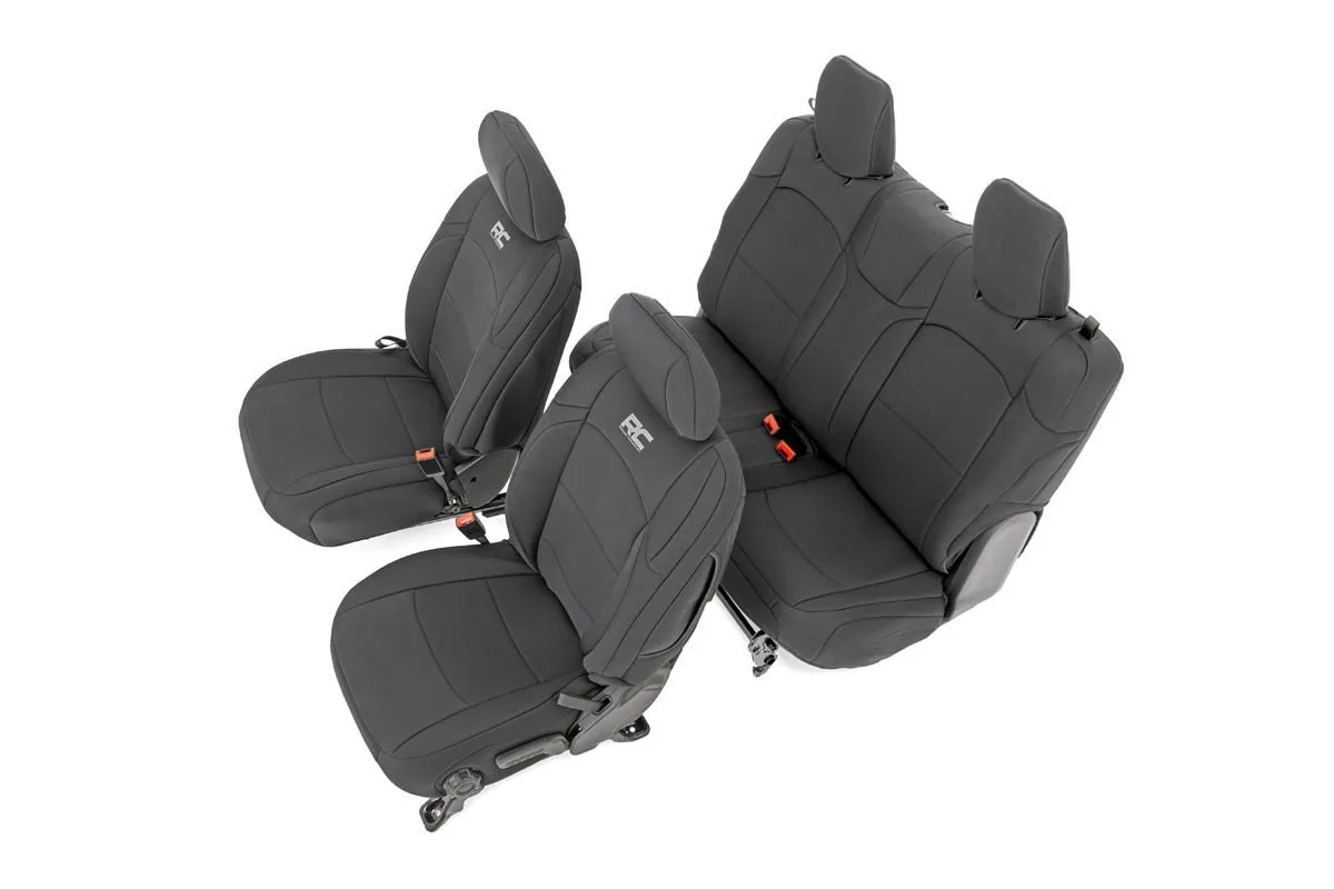 Seat Covers - Front and Rear - Jeep Wrangler JL 4WD (2018-2025)