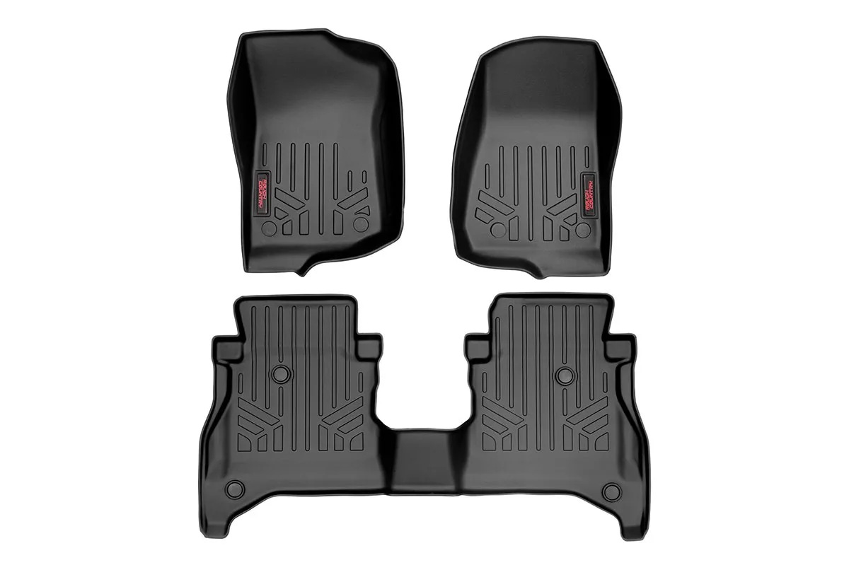 Floor Mats - FR & RR - RR Non-Lock - Jeep Gladiator JT 4WD (2020-2025)