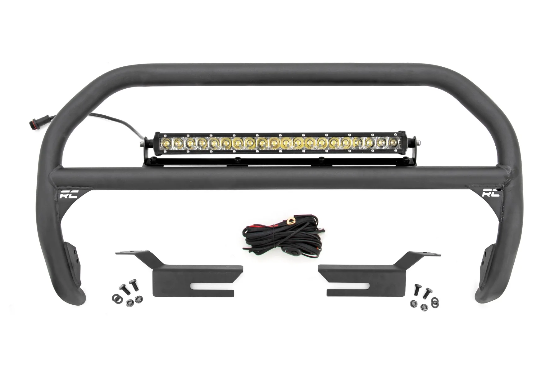 Nudge Bar - 20 Inch Chrome Single Row LED - Ford Bronco 4WD (2021-2025)