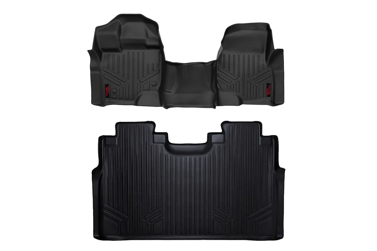Floor Mats - FR & RR - Over Hump - Ford F-150 (15-25)/F-150 Lightning (22-25)/Raptor (17-25)