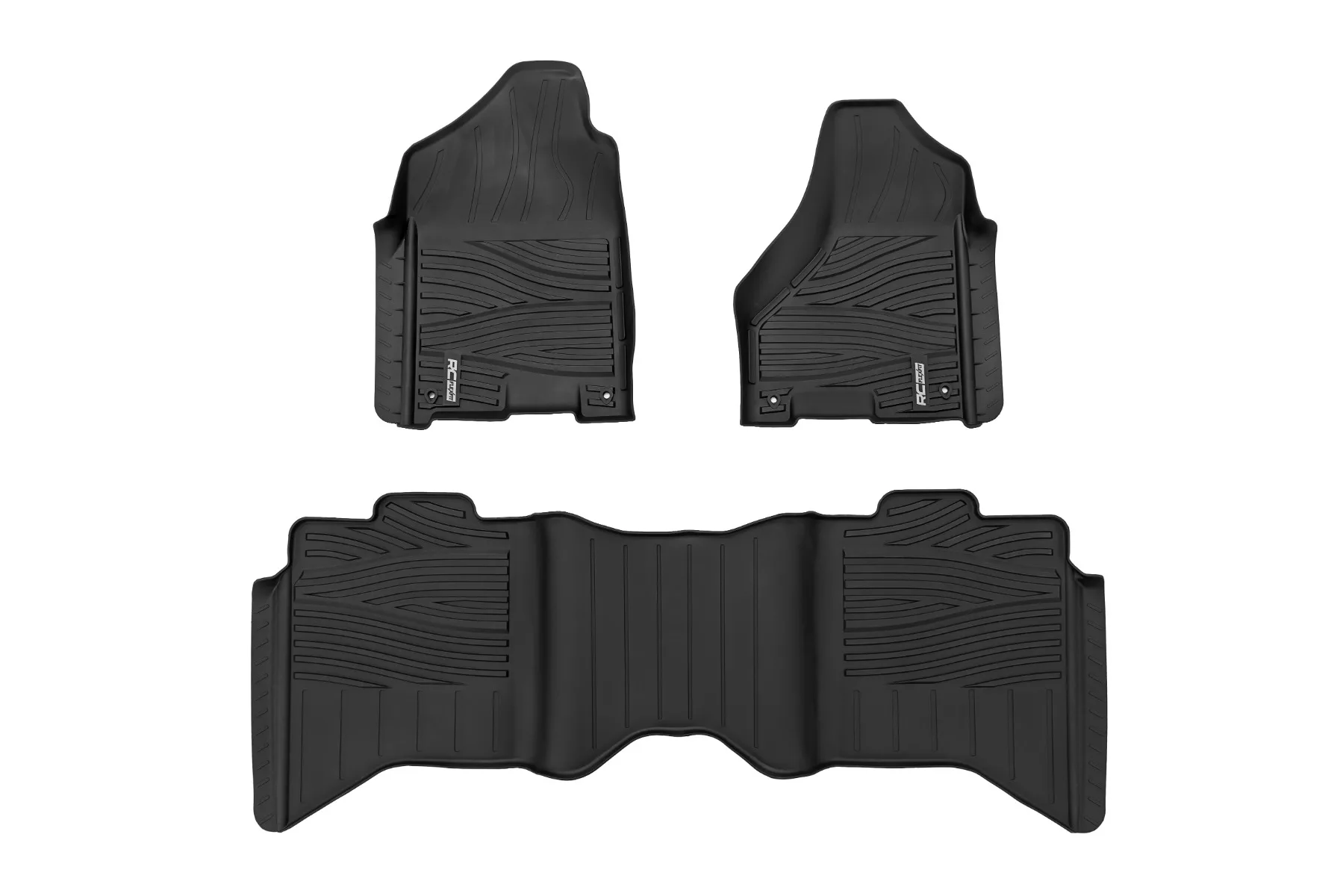 Flex-Fit Floor Mats - FR & RR - Crew Cab - Ram 1500 2WD/4WD (2012-2018 & Classic)