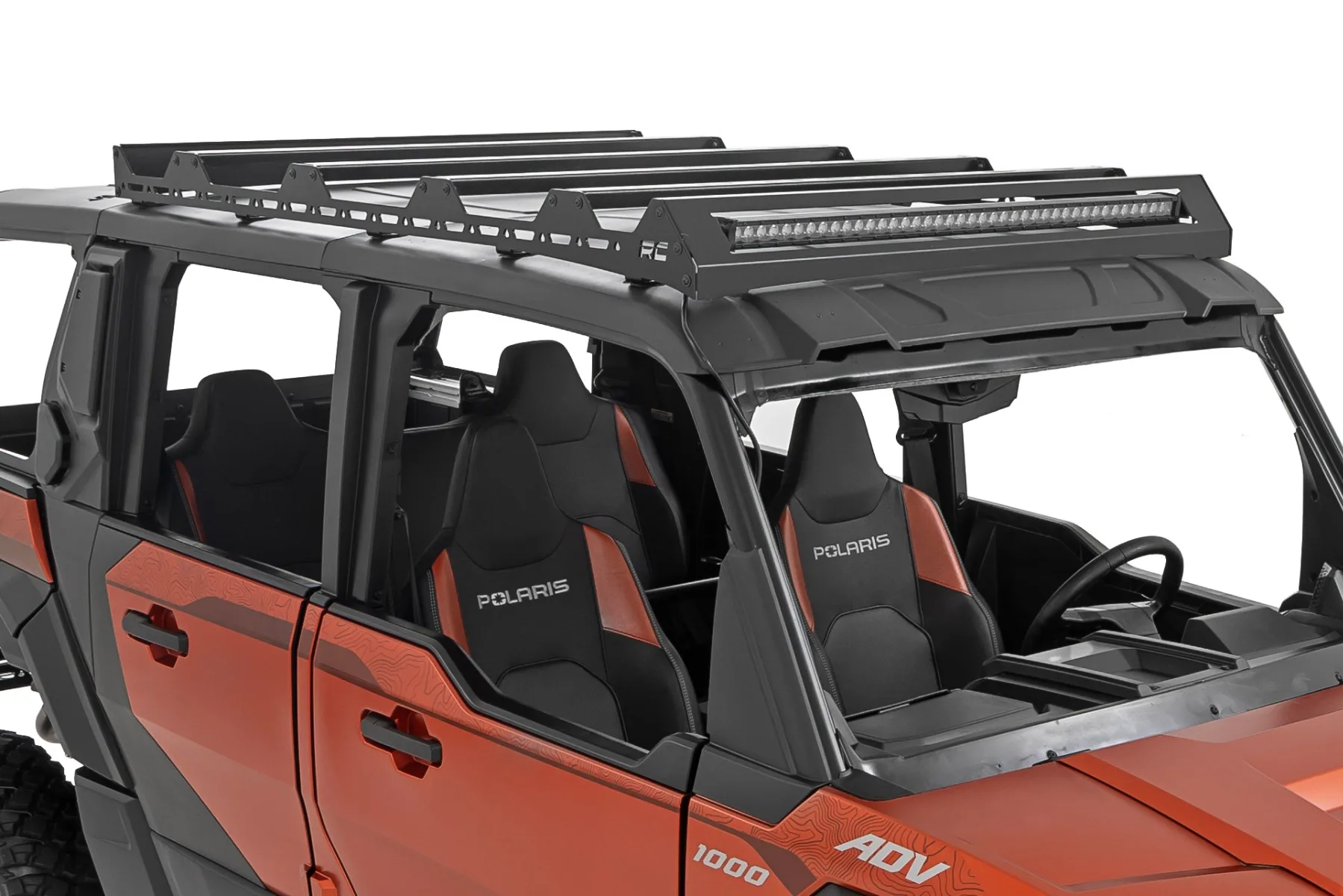 Roof Rack - 40" Black Single Row - Polaris XPEDITION ADV 5