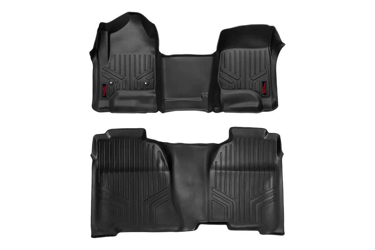 Floor Mats - FR & RR - OV Hump - Crew - Chevy/GMC 1500/2500HD/3500HD 2WD/4WD