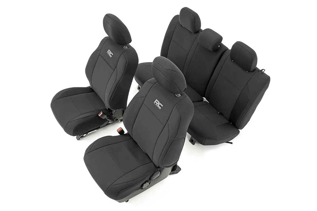 Seat Covers - FR & RR - Double Cab - Toyota Tacoma 2WD/4WD (2016-2023)