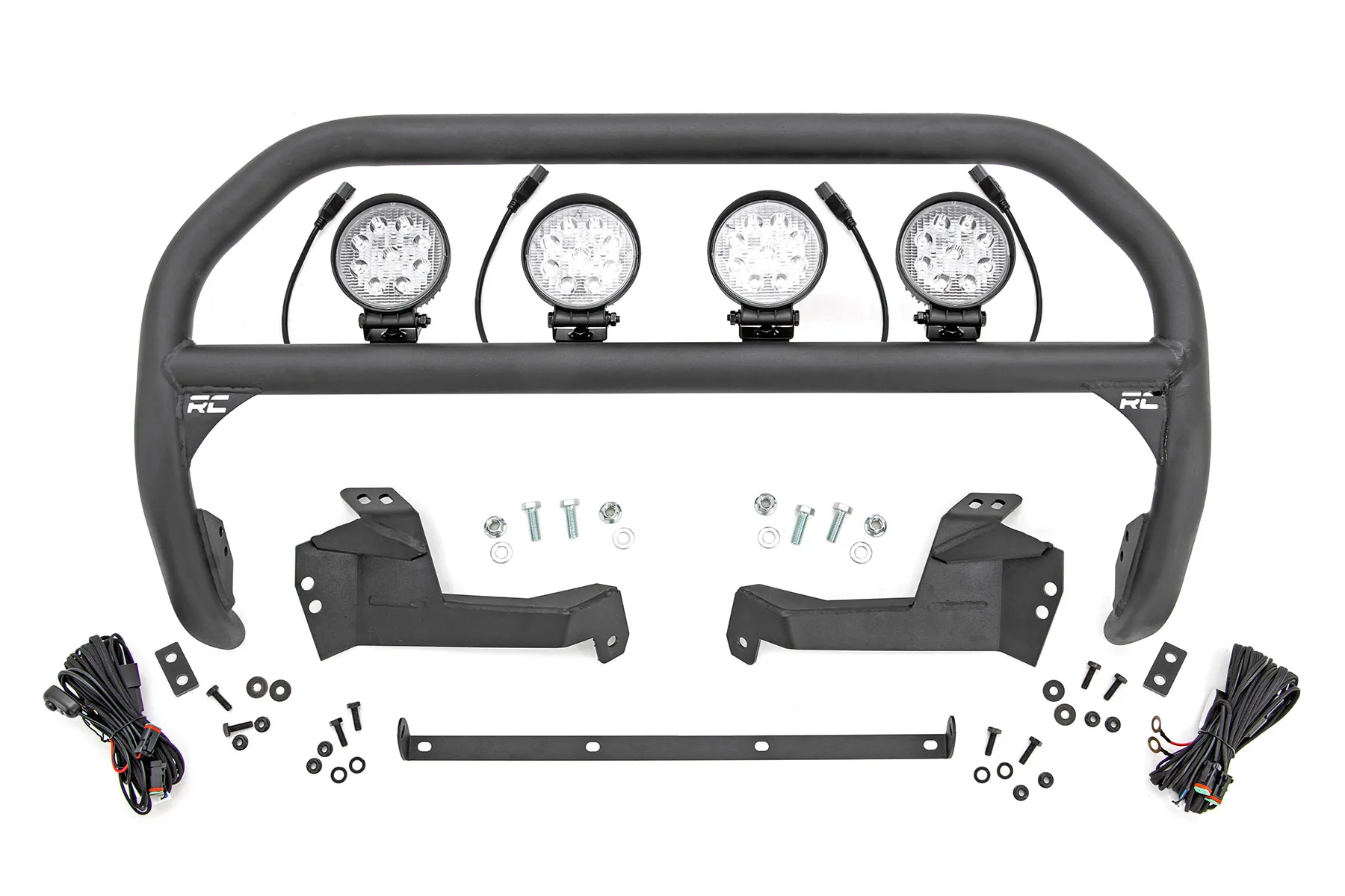 Nudge Bar - 4 Inch Round Led (x4) - Ford Bronco Sport 4WD (2021-2025)