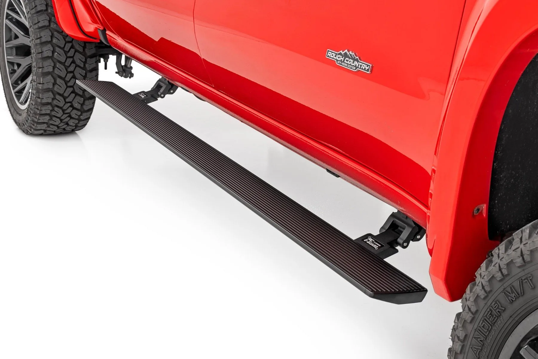 Rough Country Power Running Boards; Dual Electric Motor; Crew Cab; Chevy/GMC 1500/2500HD/3500HD 2WD/4WD
