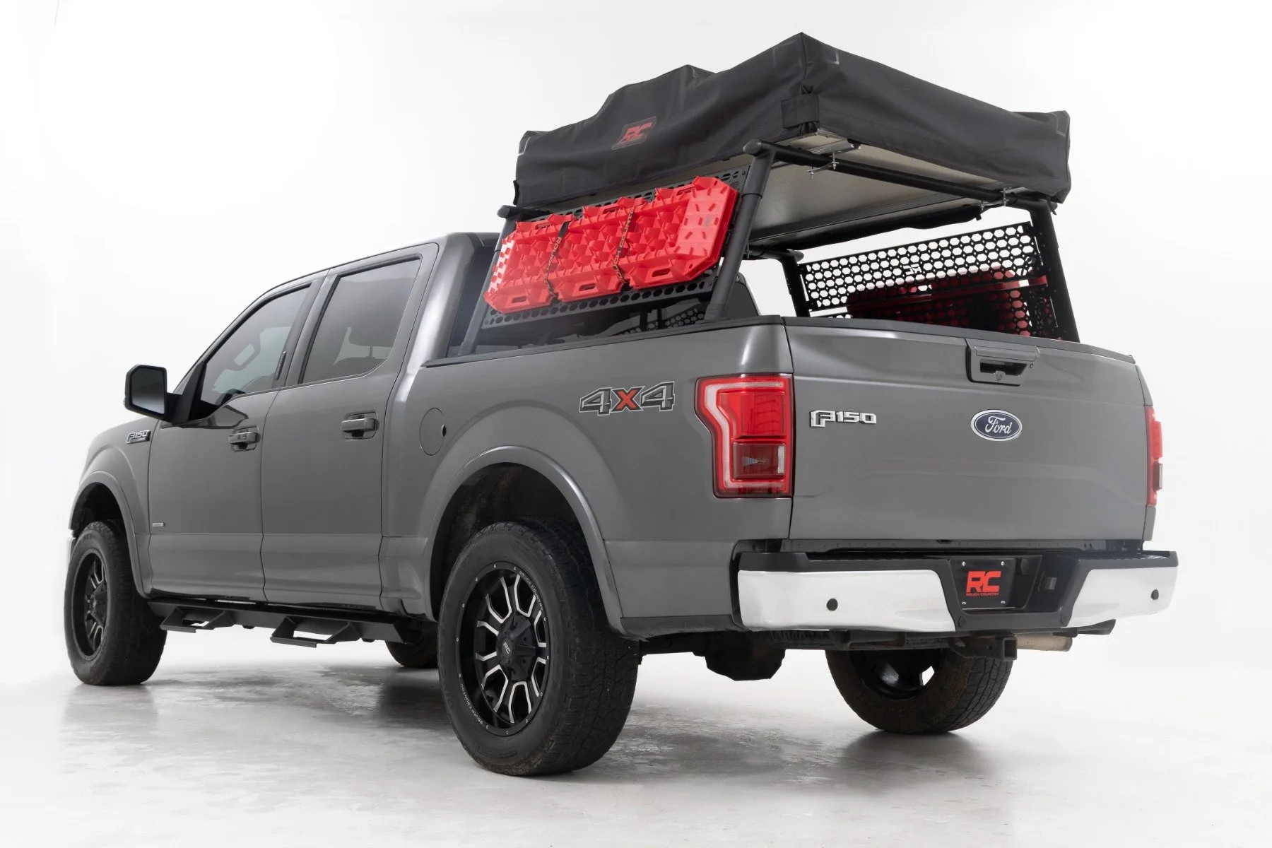 Rough Country Bed Rack; Aluminum; Ford F-150 2WD/4WD (2015-2023)