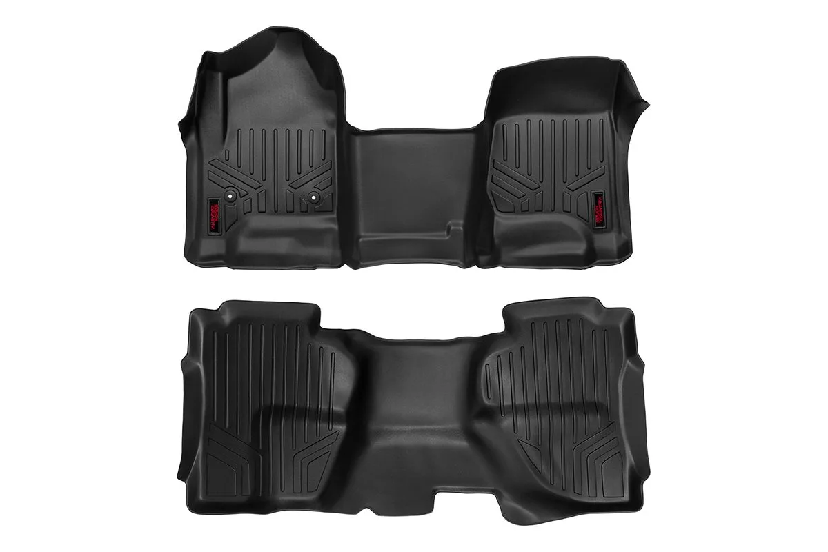 Floor Mats - FR & RR - OV Hump - Ext Cb - Chevy/GMC 1500/2500HD/3500HD 2WD/4WD