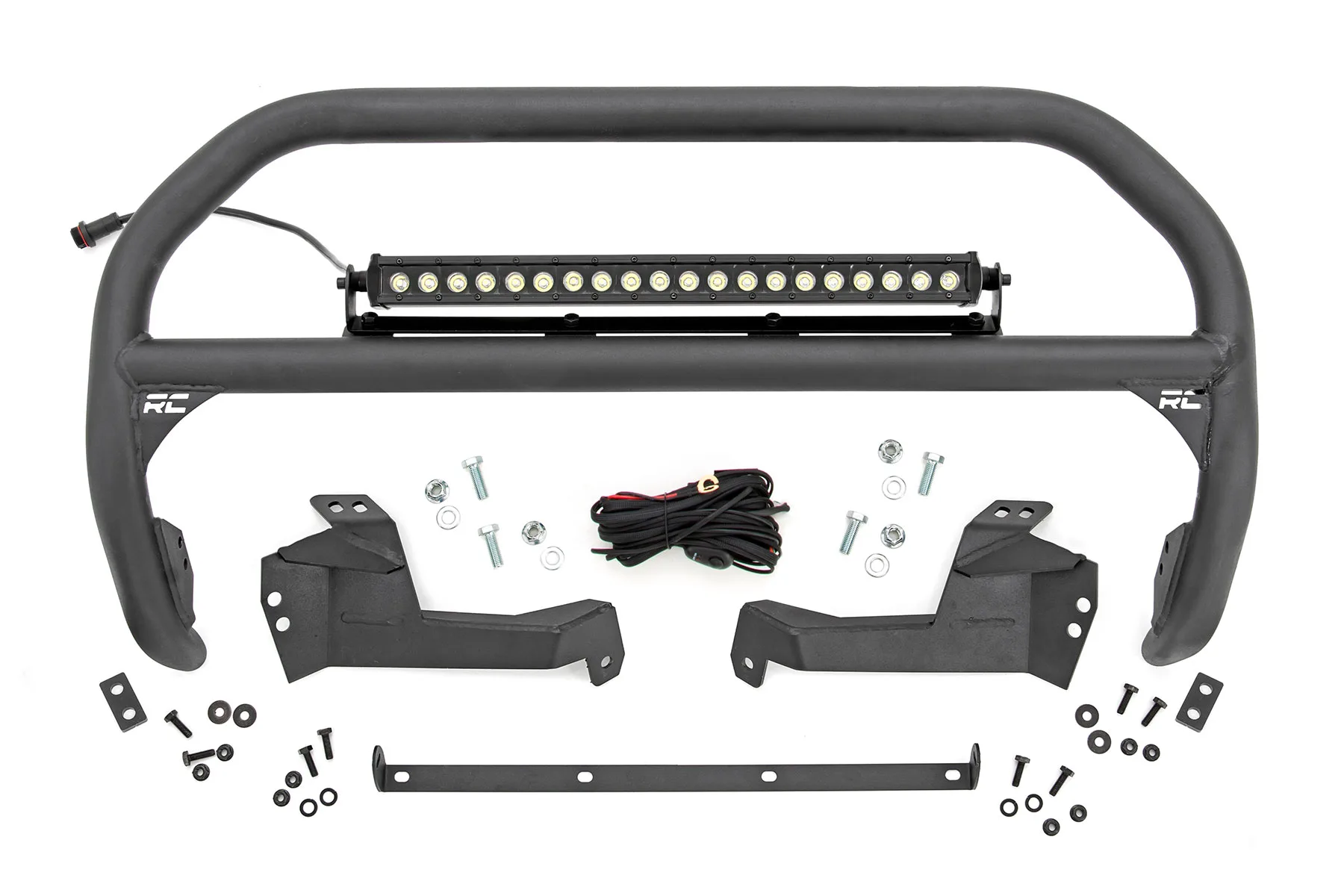 Nudge Bar - 20 Inch Black Single Row LED - Ford Bronco Sport 4WD (2021-2025)