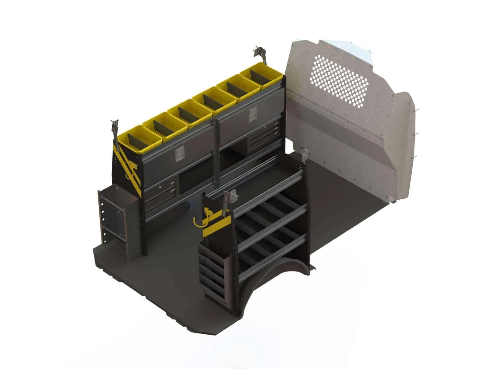 Ranger Design Electrician Van Shelving Package, Mercedes Metris All WB - MML-11