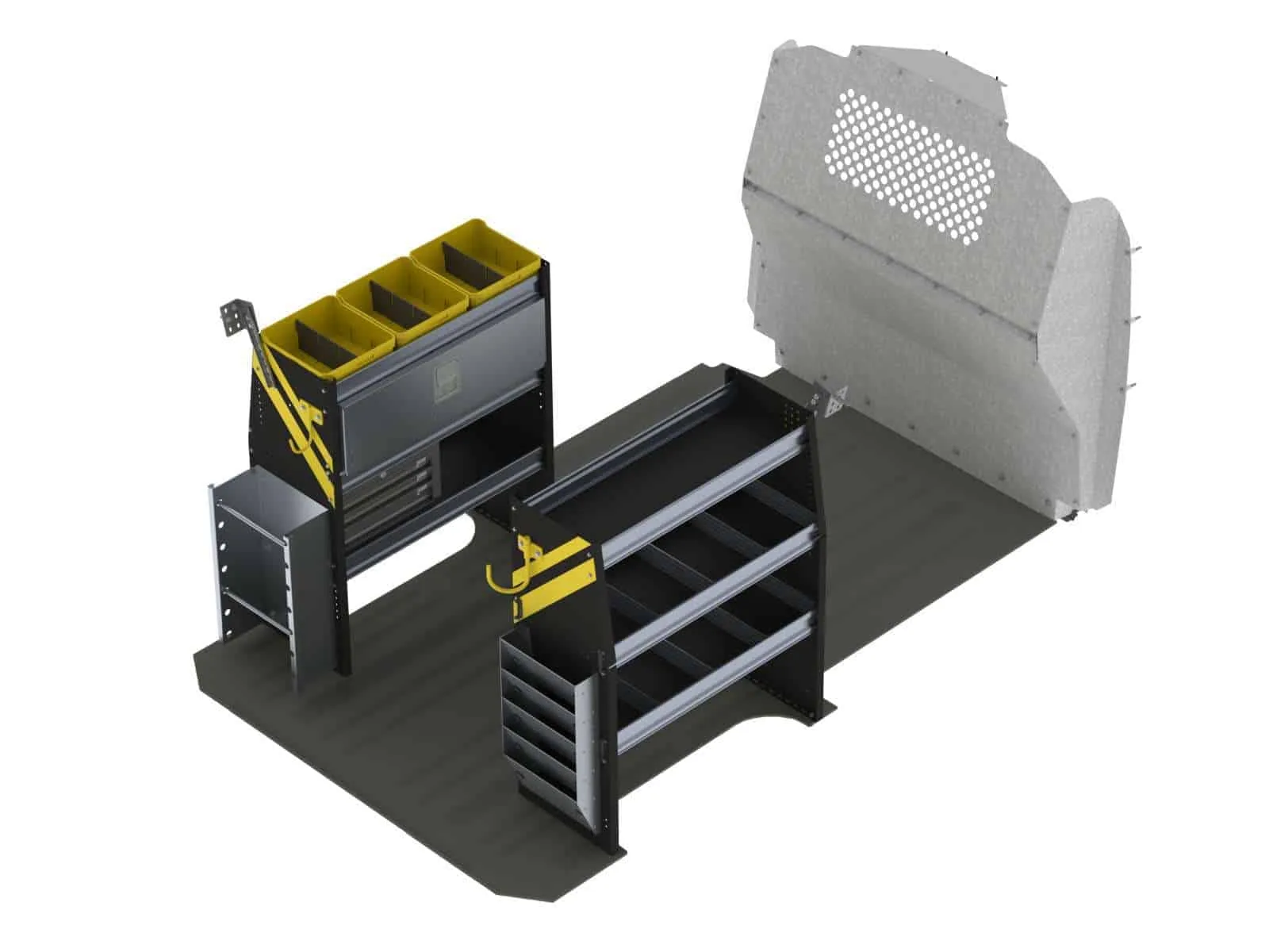 Ranger Design Electrician Van Shelving Package, Mercedes Metris All WB - MMR-11