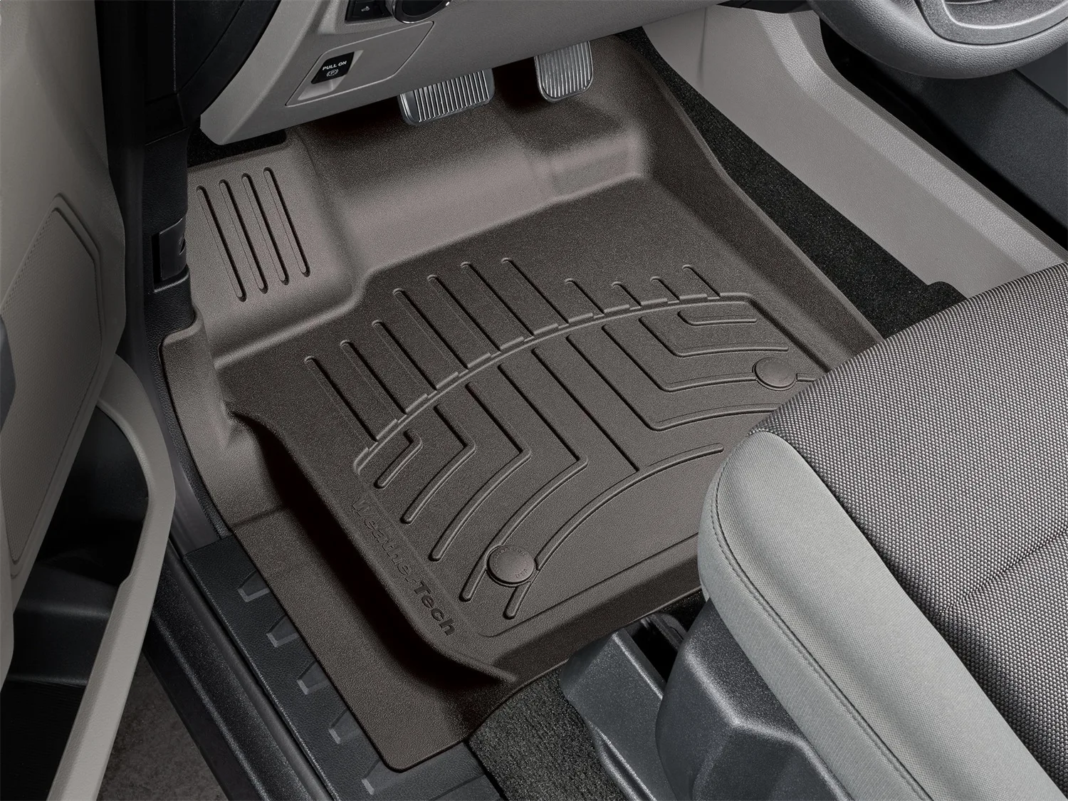WeatherTech FloorLiner™ HP; Cocoa; Front;