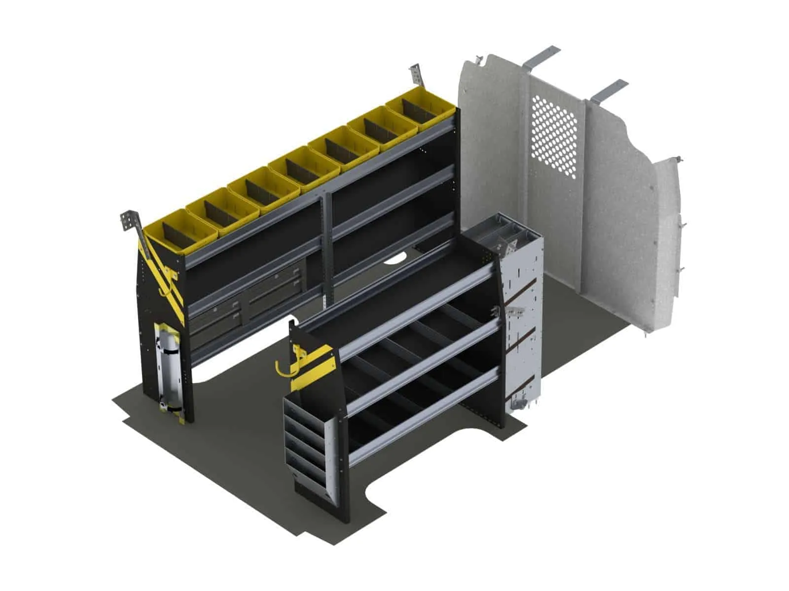 Ranger Design HVAC Van Shelving Package, Chevrolet Express, 135”  WB - GSR-12