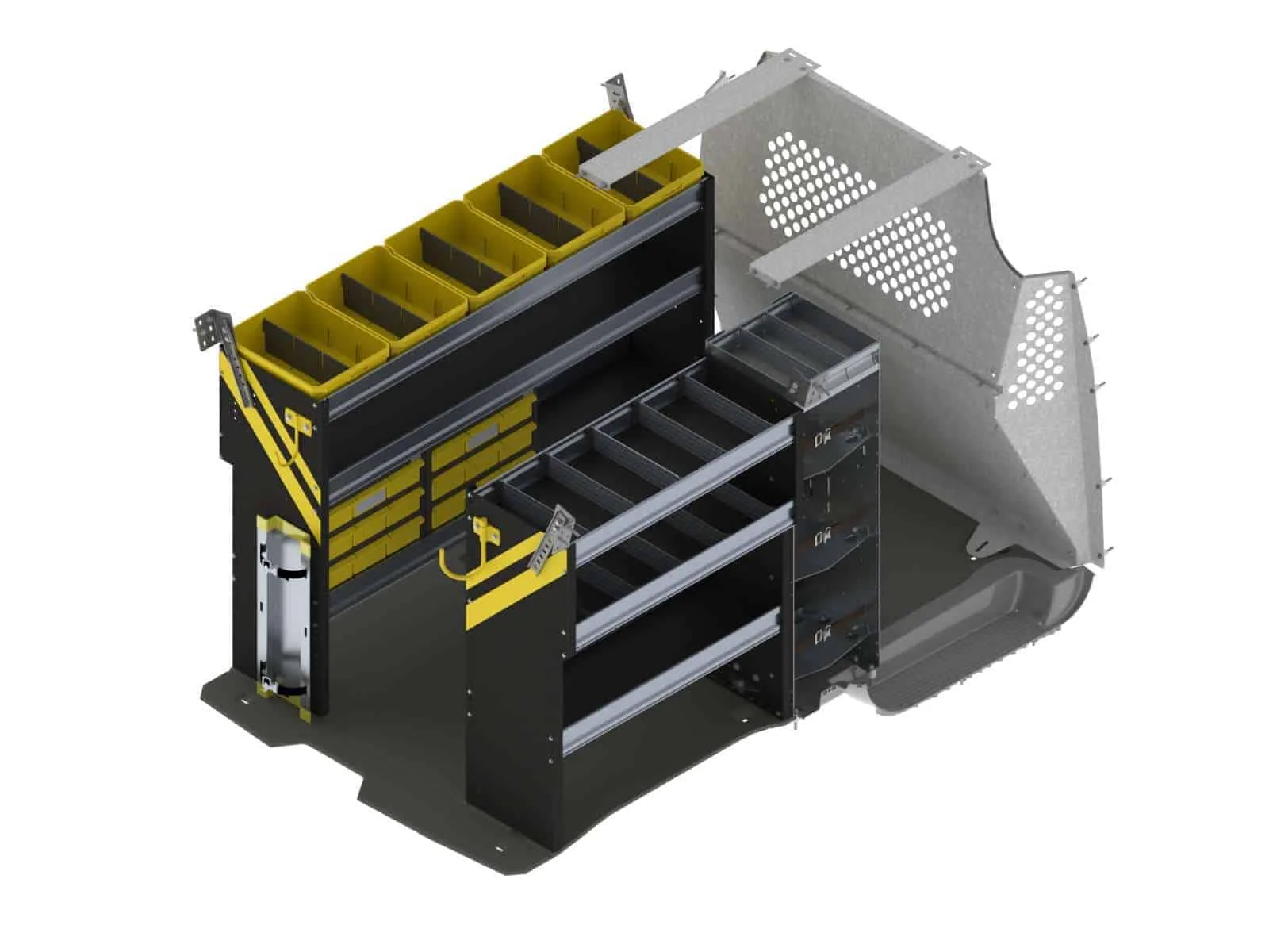Ranger Design HVAC Van Shelving Package, Ford Transit Connect Long WB - TCL-12