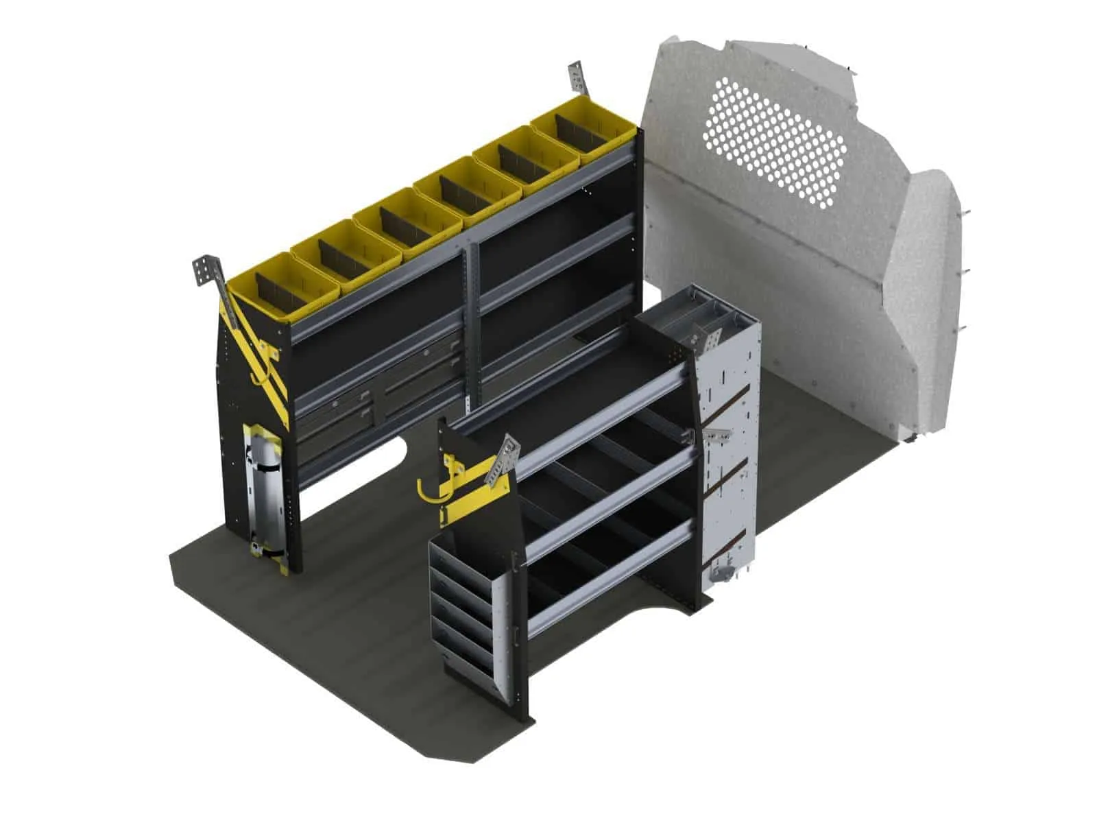 Ranger Design HVAC Van Shelving Package, Mercedes Metris All WB - MML-12