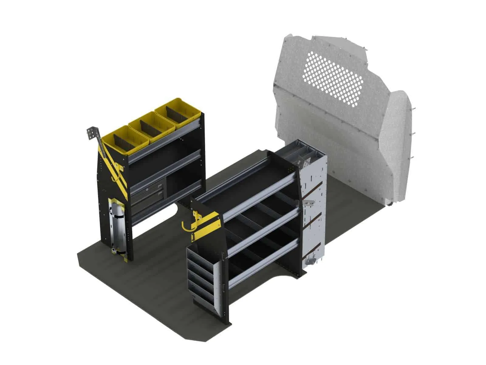 Ranger Design HVAC Van Shelving Package, Mercedes Metris All WB - MMR-12