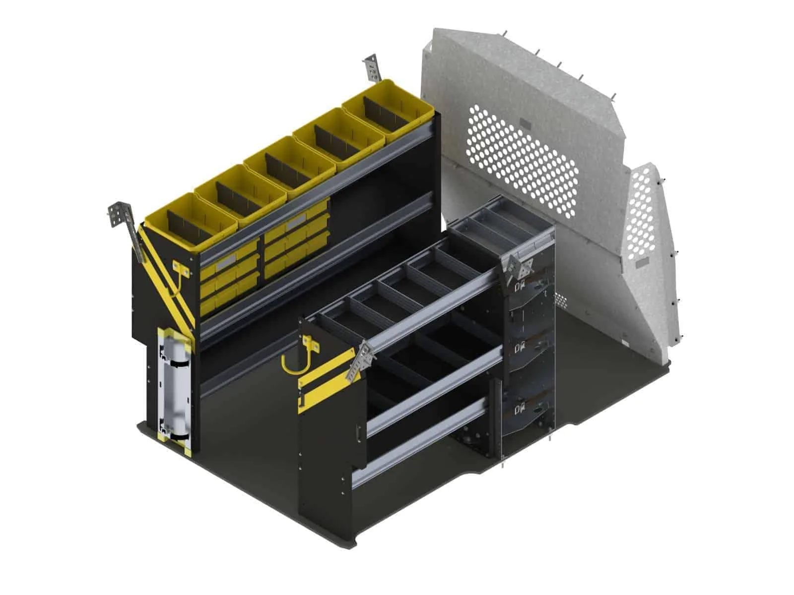 Ranger Design HVAC Van Shelving Package, RAM ProMaster City - PMD-12