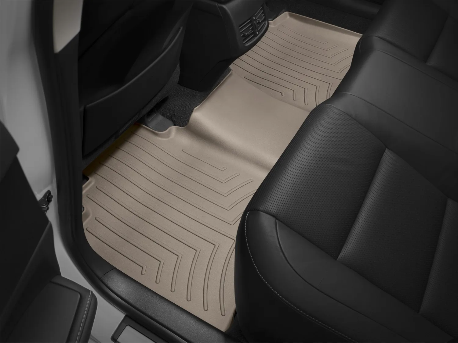 WeatherTech FloorLiner™ DigitalFit®; Tan; Rear;