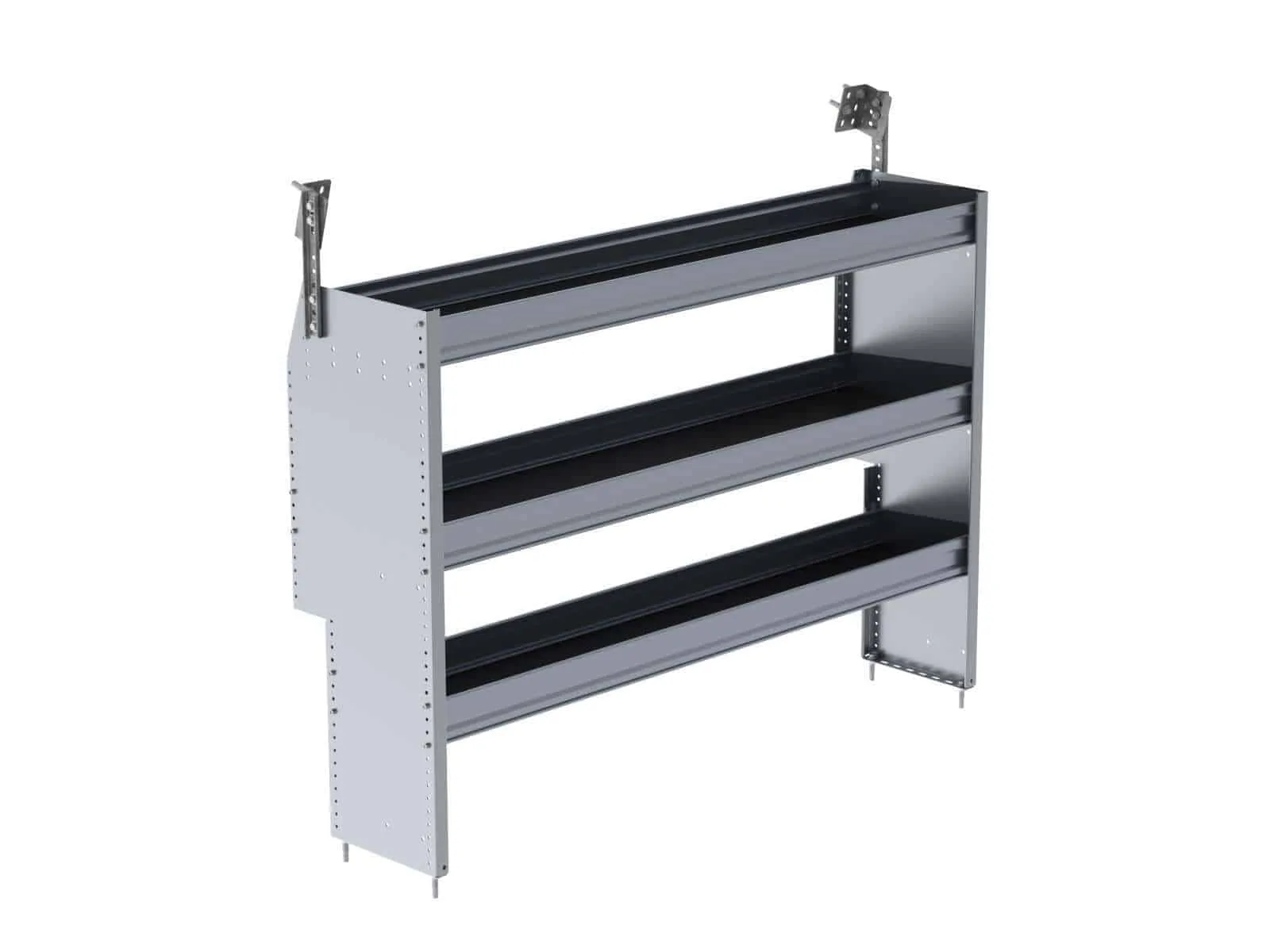Ranger Design P4 Series Cargo Van Shelving, 60" Wide, 3 Trays - P4-RA60-3